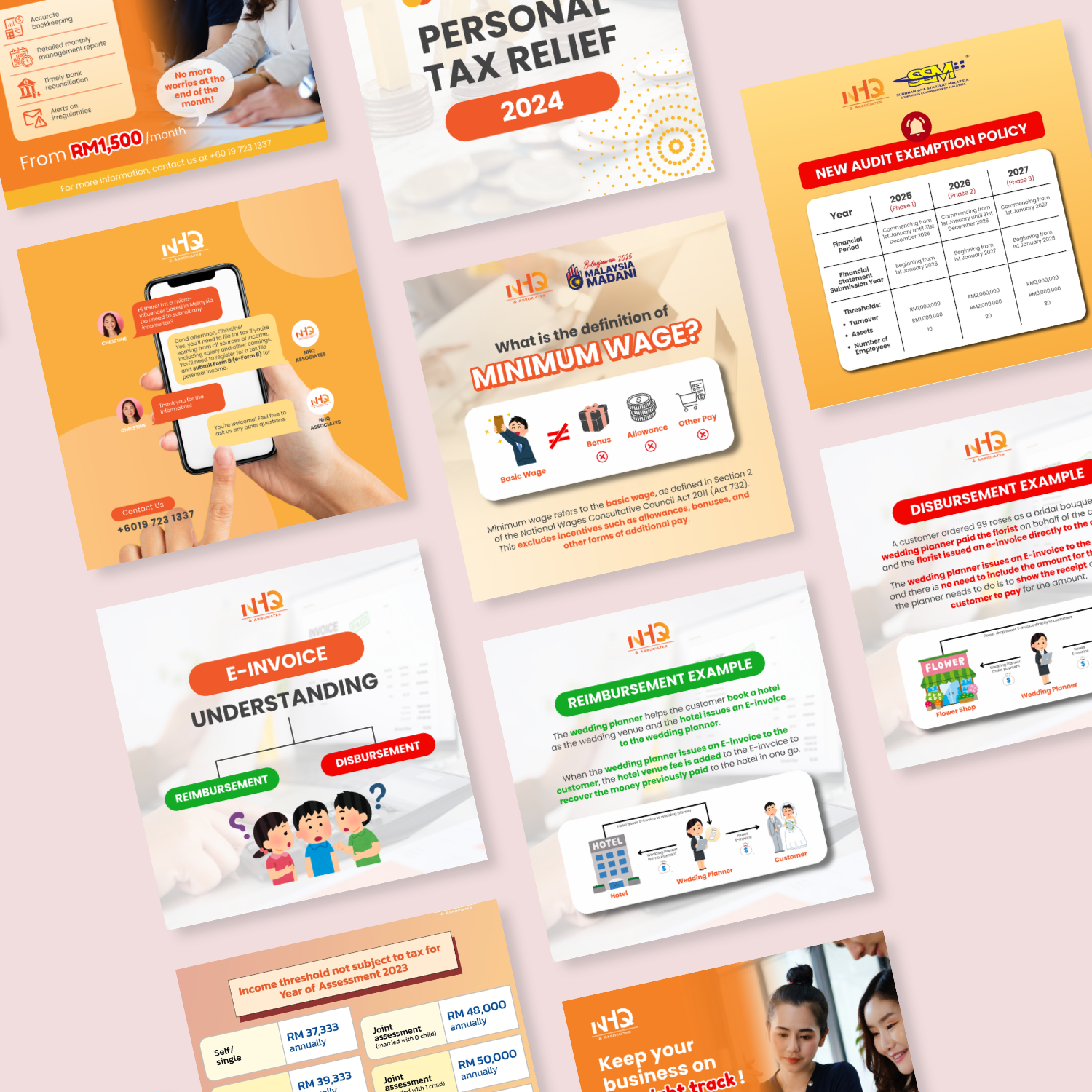 Social Media Management for accounting industry